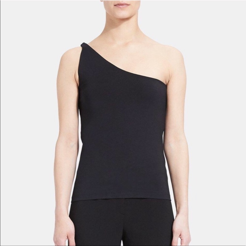 Theory One Shoulder Knot Top